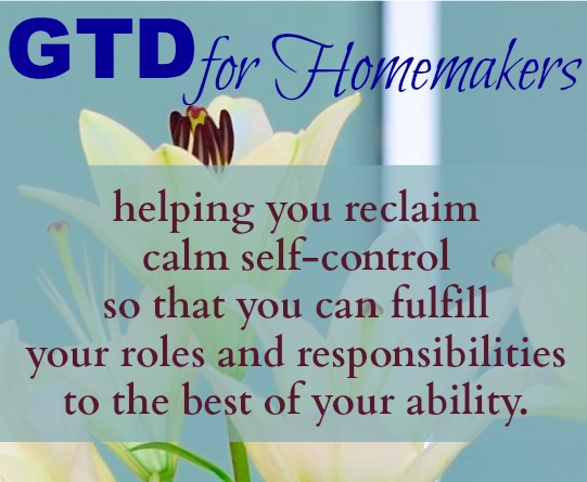 GTD for Homemakers