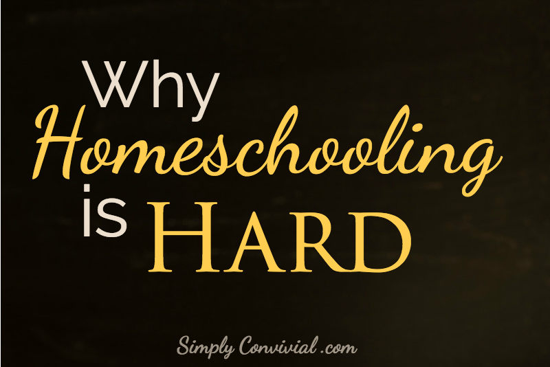 Is homeschooling hard for you? That doesn't mean you should give up. Did you expect homeschooling to be hard? Homeschooling is hard, and good for us.